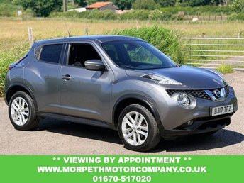 2017 NISSAN JUKE 1.2 DIG-T N-Connecta SUV 5dr Petrol Manual Euro 6 (s/s) (115 ps) &pound;4995.00