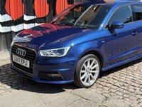 USED 2017 17 AUDI A1 1.4 TFSI S line Sportback 5dr Petrol S Tronic Euro 6 (s/s) (125 ps) FULL LEATHER, FULL HISTORY