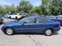 USED 2003 53 MERCEDES-BENZ C-CLASS 1.8 C200 Kompressor Elegance SE Saloon 4dr Petrol Automatic (209 g/km, 163 bhp) in metallic blue with a grey interior in immaculate condition with only 67456 miles one not to be missed. A future classic Mercedes in immaculate condition inside and out with a great history in metallic blue with a lovely grey cloth interior a stunning Mercedes that drives and looks great.............