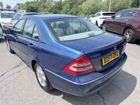 USED 2003 53 MERCEDES-BENZ C-CLASS 1.8 C200 Kompressor Elegance SE Saloon 4dr Petrol Automatic (209 g/km, 163 bhp) in metallic blue with a grey interior in immaculate condition with only 67456 miles one not to be missed. A future classic Mercedes in immaculate condition inside and out with a great history in metallic blue with a lovely grey cloth interior a stunning Mercedes that drives and looks great.............