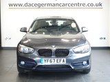 USED 2017 67 BMW 1 SERIES 1.5 116d Sport Hatchback 5dr Diesel Manual Euro 6 (s/s) (116 ps) EXCEPTIONALLY WELL CARED FOR BMW - COMES WITH A WELL DOCUMENTED BMW MAIN DEALER SERVICE HISTORY + SATELLITE NAVIGATION + APPS CONTROL + ENHANCED BLUETOOTH PHONE PREPARATION WITH USB AUDIO INTERFACE AND VOICE CONTROL + DAB DIGITAL RADIO + CRUISE CONTROL + DUAL ZONE CLIMATE CONTROL + AIR CONDITIONING + FRONT AND REAR PARKING SENSORS + KEYLESS START + HILL HOLD START ASSIST + SELECTABLE DRIVING MODES + IN CAR ENTERTAINMENT WITH MEDIA DISPLAY + LEATHER MULTI FUNCTIONAL STEERING WHEEL + LED DAY TIME