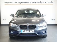 USED 2017 67 BMW 1 SERIES 1.5 116d Sport Hatchback 5dr Diesel Manual Euro 6 (s/s) (116 ps) EXCEPTIONALLY WELL CARED FOR BMW - COMES WITH A WELL DOCUMENTED BMW MAIN DEALER SERVICE HISTORY + SATELLITE NAVIGATION + APPS CONTROL + ENHANCED BLUETOOTH PHONE PREPARATION WITH USB AUDIO INTERFACE AND VOICE CONTROL + DAB DIGITAL RADIO + CRUISE CONTROL + DUAL ZONE CLIMATE CONTROL + AIR CONDITIONING + FRONT AND REAR PARKING SENSORS + KEYLESS START + HILL HOLD START ASSIST + SELECTABLE DRIVING MODES + IN CAR ENTERTAINMENT WITH MEDIA DISPLAY + LEATHER MULTI FUNCTIONAL STEERING WHEEL + LED DAY TIME