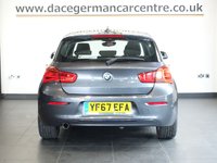 USED 2017 67 BMW 1 SERIES 1.5 116d Sport Hatchback 5dr Diesel Manual Euro 6 (s/s) (116 ps) EXCEPTIONALLY WELL CARED FOR BMW - COMES WITH A WELL DOCUMENTED BMW MAIN DEALER SERVICE HISTORY + SATELLITE NAVIGATION + APPS CONTROL + ENHANCED BLUETOOTH PHONE PREPARATION WITH USB AUDIO INTERFACE AND VOICE CONTROL + DAB DIGITAL RADIO + CRUISE CONTROL + DUAL ZONE CLIMATE CONTROL + AIR CONDITIONING + FRONT AND REAR PARKING SENSORS + KEYLESS START + HILL HOLD START ASSIST + SELECTABLE DRIVING MODES + IN CAR ENTERTAINMENT WITH MEDIA DISPLAY + LEATHER MULTI FUNCTIONAL STEERING WHEEL + LED DAY TIME