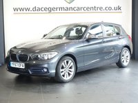 USED 2017 67 BMW 1 SERIES 1.5 116d Sport Hatchback 5dr Diesel Manual Euro 6 (s/s) (116 ps) EXCEPTIONALLY WELL CARED FOR BMW - COMES WITH A WELL DOCUMENTED BMW MAIN DEALER SERVICE HISTORY + SATELLITE NAVIGATION + APPS CONTROL + ENHANCED BLUETOOTH PHONE PREPARATION WITH USB AUDIO INTERFACE AND VOICE CONTROL + DAB DIGITAL RADIO + CRUISE CONTROL + DUAL ZONE CLIMATE CONTROL + AIR CONDITIONING + FRONT AND REAR PARKING SENSORS + KEYLESS START + HILL HOLD START ASSIST + SELECTABLE DRIVING MODES + IN CAR ENTERTAINMENT WITH MEDIA DISPLAY + LEATHER MULTI FUNCTIONAL STEERING WHEEL + LED DAY TIME