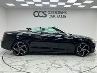 USED 2018 18 AUDI A5 CABRIOLET 2.0 TFSI S line Convertible 2dr Petrol Manual Euro 6 (s/s) (190 ps) Finished In Brilliant Black, This A5 Comes With 2 Keys, Parking Sensors, Door Mirrors Folding, Service History, Heated Front Seats, 12 Months MOT, 3 Months Warranty. Finance And Extended Warranty Available..