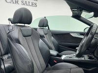USED 2018 18 AUDI A5 CABRIOLET 2.0 TFSI S line Convertible 2dr Petrol Manual Euro 6 (s/s) (190 ps) Finished In Brilliant Black, This A5 Comes With 2 Keys, Parking Sensors, Door Mirrors Folding, Service History, Heated Front Seats, 12 Months MOT, 3 Months Warranty. Finance And Extended Warranty Available..
