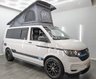 USED 2022 22 VOLKSWAGEN TRANSPORTER 2.0 TDI T28 Startline Campervan Conversion Diesel Manual FWD SWB Euro 6 (s/s) (110 ps) 20 INCH LOAD REATED ALLOY WHEELS , SKYLINE ROOF WITH SOLAR PANEL , FOUR BERTH CAMPERVAN , RIB BED WITH ISOFIX , BLUE CUSTOM UNITS , BLACK LEATHER INTERIOR , TWIN BURNER GAS HOB , FRIDGE-FREEZER , FULL SERVICE HISTORY