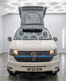 USED 2022 22 VOLKSWAGEN TRANSPORTER 2.0 TDI T28 Startline Campervan Conversion Diesel Manual FWD SWB Euro 6 (s/s) (110 ps) 20 INCH LOAD REATED ALLOY WHEELS , SKYLINE ROOF WITH SOLAR PANEL , FOUR BERTH CAMPERVAN , RIB BED WITH ISOFIX , BLUE CUSTOM UNITS , BLACK LEATHER INTERIOR , TWIN BURNER GAS HOB , FRIDGE-FREEZER , FULL SERVICE HISTORY