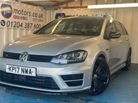 USED 2017 17 VOLKSWAGEN GOLF 2.0 TSI BlueMotion Tech R Estate 5dr Petrol DSG 4MOTION Euro 6 (s/s) (300 ps)+GOOD SERVICE HISTORY+AIRCON+HEATED SEATS+FOLDING MIRRORS+NAV+APPLECARPLAY+AUTOHOLD+DAB+ HEATED SEATS+FOLDING MIRRORS+NAV