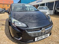 USED 2015 15 VAUXHALL CORSA 1.4i ecoFLEX SRi Hatchback 5dr Petrol Manual Euro 6 (90 ps) BLACK+CRUISE+&pound;35TAX+BLUETOOTH+FSH+2KEYS
