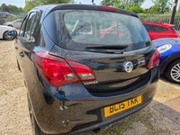 USED 2015 15 VAUXHALL CORSA 1.4i ecoFLEX SRi Hatchback 5dr Petrol Manual Euro 6 (90 ps) BLACK+CRUISE+&pound;35TAX+BLUETOOTH+FSH+2KEYS