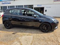 USED 2015 15 VAUXHALL CORSA 1.4i ecoFLEX SRi Hatchback 5dr Petrol Manual Euro 6 (90 ps) BLACK+CRUISE+&pound;35TAX+BLUETOOTH+FSH+2KEYS