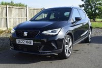 USED 2022 22 SEAT ARONA 1.0 TSI FR Sport SUV 5dr Petrol Manual Euro 6 (s/s) (110 ps) ONLY 17000 MILES FROM NEW