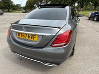 USED 2017 67 MERCEDES-BENZ C-CLASS 2.0 C200 Sport (Premium) Saloon 4dr Petrol G-Tronic+ Euro 6 (s/s) (184 ps) SAT NAV, DAB, REV CAM, BLUETOOTH