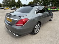 USED 2017 67 MERCEDES-BENZ C-CLASS 2.0 C200 Sport (Premium) Saloon 4dr Petrol G-Tronic+ Euro 6 (s/s) (184 ps) SAT NAV, DAB, REV CAM, BLUETOOTH