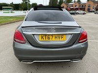 USED 2017 67 MERCEDES-BENZ C-CLASS 2.0 C200 Sport (Premium) Saloon 4dr Petrol G-Tronic+ Euro 6 (s/s) (184 ps) SAT NAV, DAB, REV CAM, BLUETOOTH
