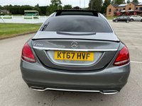 USED 2017 67 MERCEDES-BENZ C-CLASS 2.0 C200 Sport (Premium) Saloon 4dr Petrol G-Tronic+ Euro 6 (s/s) (184 ps) SAT NAV, DAB, REV CAM, BLUETOOTH