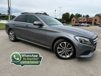 USED 2017 67 MERCEDES-BENZ C-CLASS 2.0 C200 Sport (Premium) Saloon 4dr Petrol G-Tronic+ Euro 6 (s/s) (184 ps) SAT NAV, DAB, REV CAM, BLUETOOTH