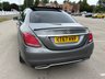 USED 2017 67 MERCEDES-BENZ C-CLASS 2.0 C200 Sport (Premium) Saloon 4dr Petrol G-Tronic+ Euro 6 (s/s) (184 ps) SAT NAV, DAB, REV CAM, BLUETOOTH