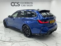 USED 2023 23 BMW M3 3.0 BiTurbo Competition Touring 5dr Petrol Steptronic M xDrive Euro 6 (s/s) (510 ps) Finished In Portimao Blue, This M3 Comes With 39k Worth Of Spec, Including The Ultimate Package, A Premium Option With Packages Like The Technology Pack, Comfort Pack, M Carbon Exterior Pack And Convenience Pack, M Pro Pack, M Drivers Pack & The M Carbon Package. This M3 Also Contains M Carbon Bucket Seats, Parking Assistant Plus, 360 Degree And Reverse Camera, Fiona Red-Black Leather Seats, Power Operated Tailgate, 19" Front And 20" Rear Alloy Wheels, Memory Seats, 12 Months MOT, 3 Months Warra