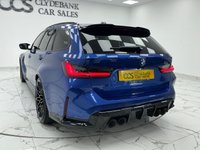 USED 2023 23 BMW M3 3.0 BiTurbo Competition Touring 5dr Petrol Steptronic M xDrive Euro 6 (s/s) (510 ps) Finished In Portimao Blue, This M3 Comes With 39k Worth Of Spec, Including The Ultimate Package, A Premium Option With Packages Like The Technology Pack, Comfort Pack, M Carbon Exterior Pack And Convenience Pack, M Pro Pack, M Drivers Pack & The M Carbon Package. This M3 Also Contains M Carbon Bucket Seats, Parking Assistant Plus, 360 Degree And Reverse Camera, Fiona Red-Black Leather Seats, Power Operated Tailgate, 19" Front And 20" Rear Alloy Wheels, Memory Seats, 12 Months MOT, 3 Months Warra