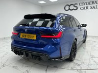 USED 2023 23 BMW M3 3.0 BiTurbo Competition Touring 5dr Petrol Steptronic M xDrive Euro 6 (s/s) (510 ps) Finished In Portimao Blue, This M3 Comes With 39k Worth Of Spec, Including The Ultimate Package, A Premium Option With Packages Like The Technology Pack, Comfort Pack, M Carbon Exterior Pack And Convenience Pack, M Pro Pack, M Drivers Pack & The M Carbon Package. This M3 Also Contains M Carbon Bucket Seats, Parking Assistant Plus, 360 Degree And Reverse Camera, Fiona Red-Black Leather Seats, Power Operated Tailgate, 19" Front And 20" Rear Alloy Wheels, Memory Seats, 12 Months MOT, 3 Months Warra