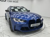 USED 2023 23 BMW M3 3.0 BiTurbo Competition Touring 5dr Petrol Steptronic M xDrive Euro 6 (s/s) (510 ps) Finished In Portimao Blue, This M3 Comes With 39k Worth Of Spec, Including The Ultimate Package, A Premium Option With Packages Like The Technology Pack, Comfort Pack, M Carbon Exterior Pack And Convenience Pack, M Pro Pack, M Drivers Pack & The M Carbon Package. This M3 Also Contains M Carbon Bucket Seats, Parking Assistant Plus, 360 Degree And Reverse Camera, Fiona Red-Black Leather Seats, Power Operated Tailgate, 19" Front And 20" Rear Alloy Wheels, Memory Seats, 12 Months MOT, 3 Months Warra