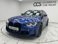 USED 2023 23 BMW M3 3.0 BiTurbo Competition Touring 5dr Petrol Steptronic M xDrive Euro 6 (s/s) (510 ps) Finished In Portimao Blue, This M3 Comes With 39k Worth Of Spec, Including The Ultimate Package, A Premium Option With Packages Like The Technology Pack, Comfort Pack, M Carbon Exterior Pack And Convenience Pack, M Pro Pack, M Drivers Pack & The M Carbon Package. This M3 Also Contains M Carbon Bucket Seats, Parking Assistant Plus, 360 Degree And Reverse Camera, Fiona Red-Black Leather Seats, Power Operated Tailgate, 19" Front And 20" Rear Alloy Wheels, Memory Seats, 12 Months MOT, 3 Months Warra
