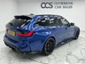 USED 2023 23 BMW M3 3.0 BiTurbo Competition Touring 5dr Petrol Steptronic M xDrive Euro 6 (s/s) (510 ps) Finished In Portimao Blue, This M3 Comes With 39k Worth Of Spec, Including The Ultimate Package, A Premium Option With Packages Like The Technology Pack, Comfort Pack, M Carbon Exterior Pack And Convenience Pack, M Pro Pack, M Drivers Pack & The M Carbon Package. This M3 Also Contains M Carbon Bucket Seats, Parking Assistant Plus, 360 Degree And Reverse Camera, Fiona Red-Black Leather Seats, Power Operated Tailgate, 19" Front And 20" Rear Alloy Wheels, Memory Seats, 12 Months MOT, 3 Months Warra