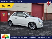 USED 2017 17 FIAT 500 1.2 ECO Pop Star Hatchback 3dr Petrol Manual Euro 6 (s/s) (69 bhp) 