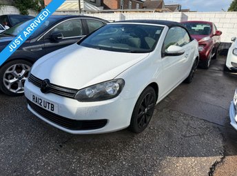 2012 VOLKSWAGEN GOLF 2.0 TDI BlueMotion Tech SE Cabriolet 2dr Diesel Manual (stop/start) (140 ps) &pound;4400.00