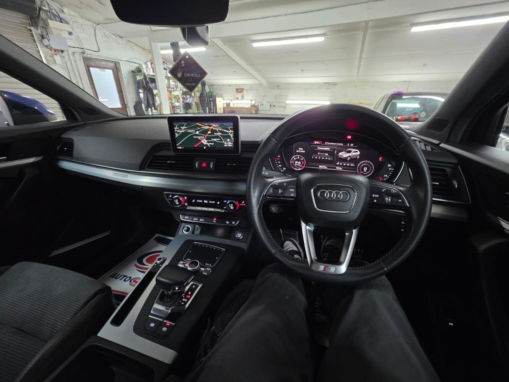 USED 2018 68 AUDI Q5 2.0 TDI 40 S line SUV 5dr Diesel S Tronic quattro Euro 6 (s/s) (190 ps) Power Steering
