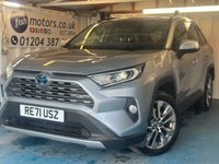 USED 2022 71 TOYOTA RAV4 2.5 VVT-h GPF Excel SUV 5dr Petrol Hybrid CVT 4WD Euro 6 (s/s) (222 ps)+2 KEYS+1 OWNER FROM NEW+NAV+HISTORY+PARK CONTROL+CLIMATE+MEDIA+FULL LEATHER SEATS+BLUETOOTH+19