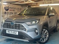 USED 2022 71 TOYOTA RAV4 2.5 VVT-h GPF Excel SUV 5dr Petrol Hybrid CVT 4WD Euro 6 (s/s) (222 ps)+2 KEYS+1 OWNER FROM NEW+NAV+HISTORY+PARK CONTROL+CLIMATE+MEDIA+FULL LEATHER SEATS+BLUETOOTH+19