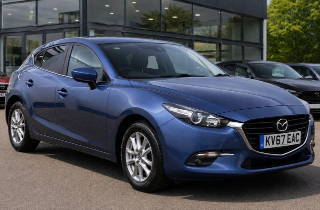 2017 67 MAZDA MAZDA3 2.0 SKYACTIV-G SE-L Nav Euro 6 (s/s) 5dr 1 OWNER-8 MAZDA STAMPS-SENSORS