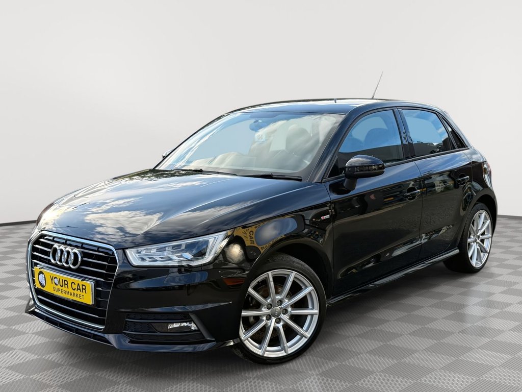USED 2018 18 AUDI A1 1.0 TFSI S line Sportback 5dr Petrol Manual Euro 6 (s/s) (Nav) (95 ps) Parking Sensors, Sat Nav