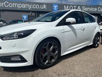 USED 2015 15 FORD FOCUS 2.0 TDCi ST-3 Hatchback 5dr Diesel Manual Euro 6 (s/s) (185 ps) SAT NAV + HEATED LEATHER + FSH + &pound;20 TAX + HD CAMERA