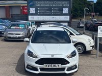 USED 2015 15 FORD FOCUS 2.0 TDCi ST-3 Hatchback 5dr Diesel Manual Euro 6 (s/s) (185 ps) SAT NAV + HEATED LEATHER + FSH + &pound;20 TAX + HD CAMERA
