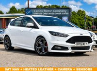 USED 2015 15 FORD FOCUS 2.0 TDCi ST-3 Hatchback 5dr Diesel Manual Euro 6 (s/s) (185 ps) SAT NAV + HEATED LEATHER + FSH + &pound;20 TAX + HD CAMERA