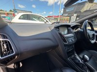 USED 2015 15 FORD FOCUS 2.0 TDCi ST-3 Hatchback 5dr Diesel Manual Euro 6 (s/s) (185 ps) SAT NAV + HEATED LEATHER + FSH + &pound;20 TAX + HD CAMERA
