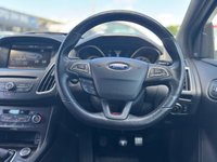 USED 2015 15 FORD FOCUS 2.0 TDCi ST-3 Hatchback 5dr Diesel Manual Euro 6 (s/s) (185 ps) SAT NAV + HEATED LEATHER + FSH + &pound;20 TAX + HD CAMERA