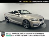 USED 2016 S BMW 2 SERIES 1.5 218i Sport Convertible 2dr Petrol Manual Euro 6 (s/s) (136 ps) FULL SERVICE HISTORY + SAT NAV