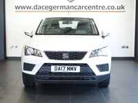 USED 2017 17 SEAT ATECA 1.0 TSI Ecomotive S SUV 5dr Petrol Manual Euro 6 (s/s) (115 ps) WELL CARED FOR SUV - COMES WITH A DOCUMENTED SERVICE HISTORY + TOUCH SCREEN MEDIA DISPLAY + BLUETOOTH PHONE AND MEDIA CONNECTIVITY + LEATHER MULTI FUNCTIONAL STEERING WHEEL + CRUISE CONTROL + VOICE COMMAND + AUTOMATIC WIPERS WITH RAIN SENSOR + LED DAY TIME RUNNING LIGHTS + ECO STOP START SYSTEM + CLIMATE CONTROL + AIR CONDITIONING + ELECTRIC HEATED DOOR MIRRORS + ELECTRIC WINDOWS + ROOF RAILS + HILL HOLD START ASSIST + 16 INCH ALLOY WHEELS..