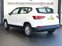USED 2017 17 SEAT ATECA 1.0 TSI Ecomotive S SUV 5dr Petrol Manual Euro 6 (s/s) (115 ps) WELL CARED FOR SUV - COMES WITH A DOCUMENTED SERVICE HISTORY + TOUCH SCREEN MEDIA DISPLAY + BLUETOOTH PHONE AND MEDIA CONNECTIVITY + LEATHER MULTI FUNCTIONAL STEERING WHEEL + CRUISE CONTROL + VOICE COMMAND + AUTOMATIC WIPERS WITH RAIN SENSOR + LED DAY TIME RUNNING LIGHTS + ECO STOP START SYSTEM + CLIMATE CONTROL + AIR CONDITIONING + ELECTRIC HEATED DOOR MIRRORS + ELECTRIC WINDOWS + ROOF RAILS + HILL HOLD START ASSIST + 16 INCH ALLOY WHEELS..