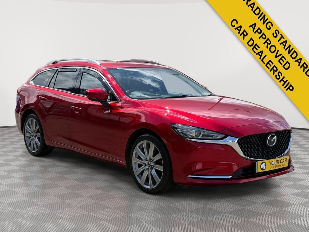 USED 2022 22 MAZDA MAZDA6 2.0 SKYACTIV-G Sport Tourer 5dr Petrol Manual Euro 6 (s/s) (165 ps) Memory Seats, Heated Steering