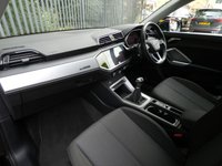 USED 2021 21 AUDI Q3 1.5 TFSI CoD 35 Technik 5d 150 S/S 1 OWNER FROM NEW, FULL SERVICE HISTORY, UPGRADE FOLDING TOW BAR,  VIRTUAL COCKPIT (DIGITAL DASH), REAR PARKING SENSORS , SAT NAV, WIRELESS APPLE CARPLAY / ANDROID AUTO, AUDI PRE SENSE, SIDE ASSIST, LANE DEPARTURE WARNING, TRAFFIC SIGN RECOGNITION, ELECTRIC FOLDING HEATED MIRRORS, DAB RADIO, BLUETOOTH PHONE & MUSIC, USB C PORTS, VOICE CONTROL,  6 SPEED MANUAL GEARBOX, START STOP, LED DAYTIME RUNNING LIGHTS, 17 INCH 10 SPOKE ALLOY WHEELS, ELECTRIC TAILGATE, ROOF RAILS, CLOTH INTERIOR