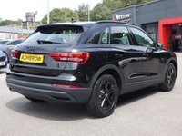 USED 2021 21 AUDI Q3 1.5 TFSI CoD 35 Technik 5d 150 S/S 1 OWNER FROM NEW, FULL SERVICE HISTORY, UPGRADE FOLDING TOW BAR,  VIRTUAL COCKPIT (DIGITAL DASH), REAR PARKING SENSORS , SAT NAV, WIRELESS APPLE CARPLAY / ANDROID AUTO, AUDI PRE SENSE, SIDE ASSIST, LANE DEPARTURE WARNING, TRAFFIC SIGN RECOGNITION, ELECTRIC FOLDING HEATED MIRRORS, DAB RADIO, BLUETOOTH PHONE & MUSIC, USB C PORTS, VOICE CONTROL,  6 SPEED MANUAL GEARBOX, START STOP, LED DAYTIME RUNNING LIGHTS, 17 INCH 10 SPOKE ALLOY WHEELS, ELECTRIC TAILGATE, ROOF RAILS, CLOTH INTERIOR
