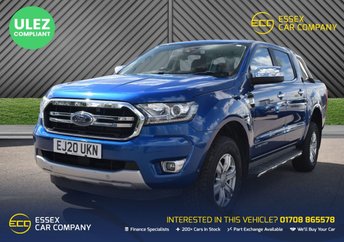 2020 FORD RANGER 2.0 EcoBlue Limited Pickup Double Cab 4dr Diesel Auto 4WD Euro 6 (s/s) (213 ps) &pound;18999.00