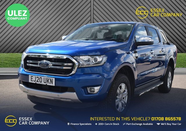 View our Ford Ranger 2.0 EcoBlue Limited Pickup Double Cab 4dr Diesel Auto 4WD Euro 6 (s/s) (213 ps)