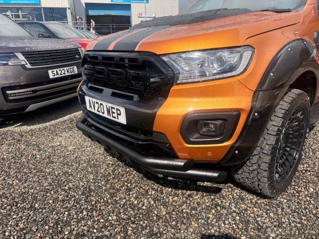 USED 2020 20 FORD RANGER 2.0 EcoBlue Wildtrak Pickup Double Cab 4dr Diesel Auto 4WD Euro 6 (s/s) (213 ps) NO VAT+RAPTOR KIT+20"ALLOYS+MORE